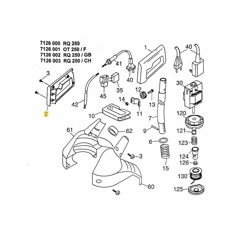 OBERER GRIFF, RECHTS 7126335 ORIGINAL MTD