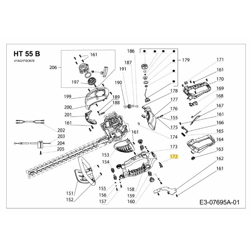 BLOCCO MANIGLIA SG-2072682 ORIGINALE MTD BLOCCO MANIGLIA SG-2072682 ORIGINALE MTD