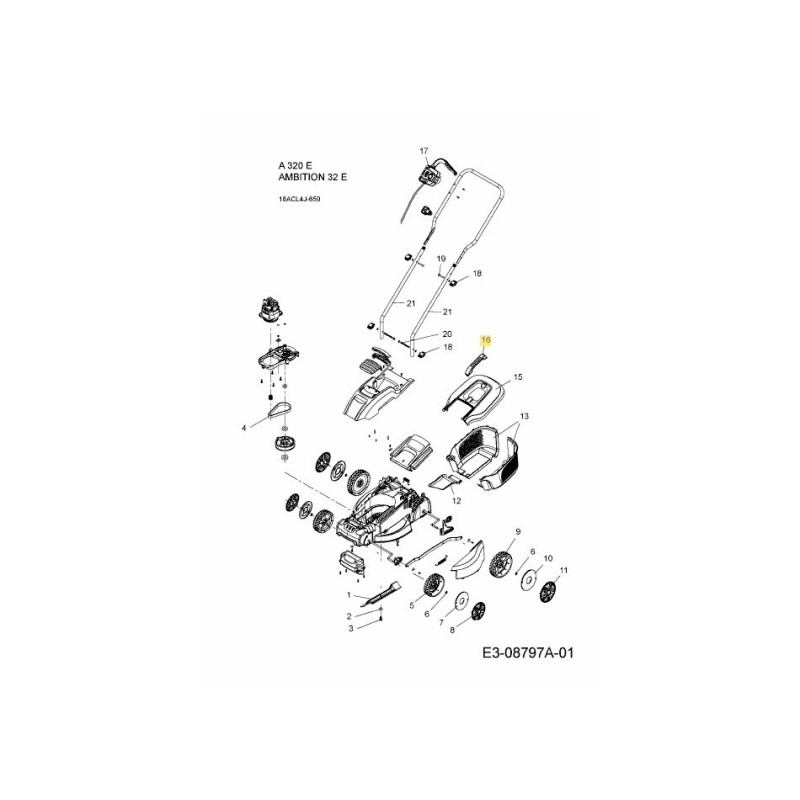 RECOGEDOR DE CÉSPED GRASP 092.61.425 ORIGINAL MTD