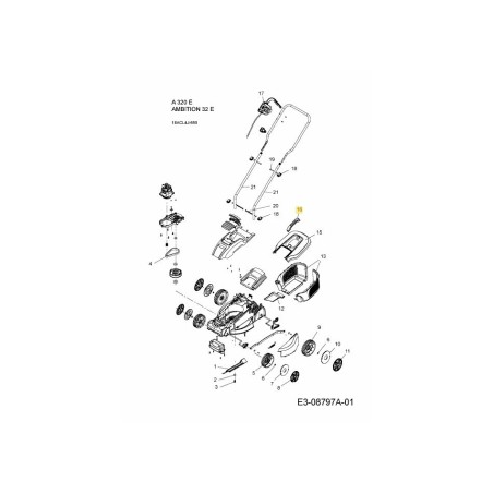 AFFERRA IL RACCOGLIERBA 092.61.425 ORIGINALE MTD | Newgardenstore.eu
