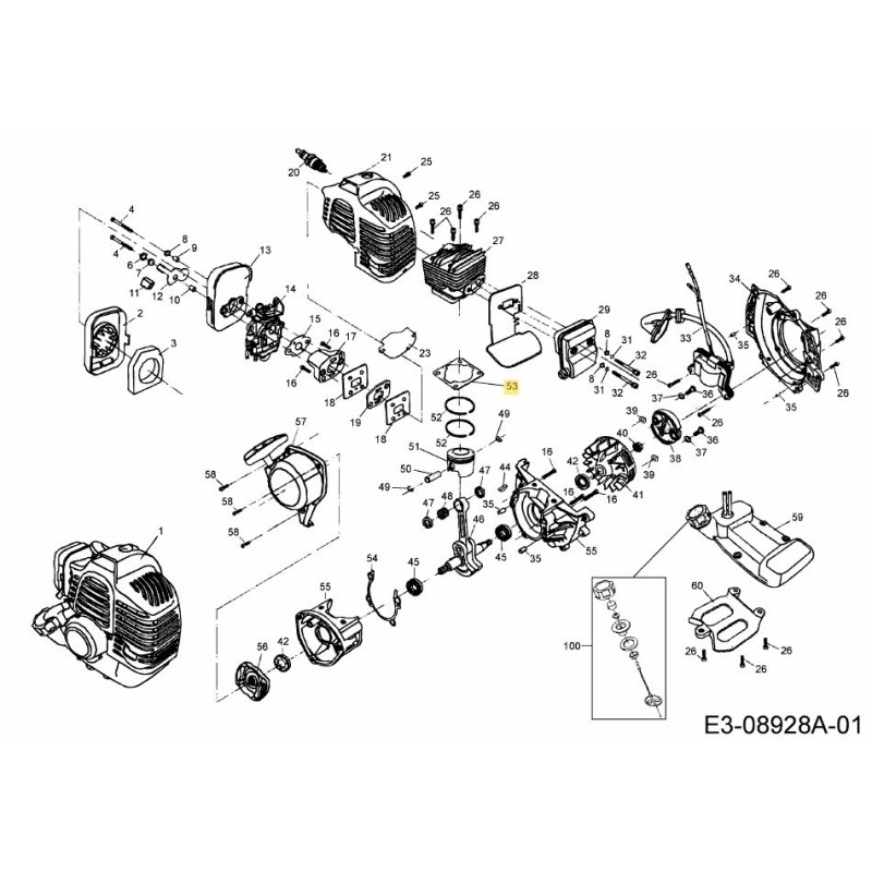 Zylinderkopfdichtung 092.63.549 Original MTD