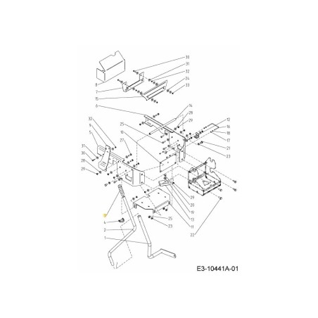 PVC-Lenker 092.68.049 ORIGINAL MTD | Newgardenstore.eu