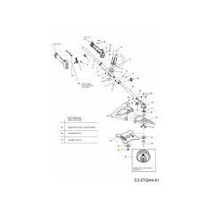 TUERCA: HEXFLGLK: M10x1.25: CL8: NYL 712-04105 ORIGINAL MTD | Newgardenstore.eu