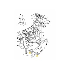 Écrou : HEX : 3/8-16 : GR2 712-0798 ORIGINAL MTD