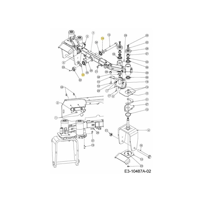 ARANDELA PLANA 736-05782 ORIGINAL MTD