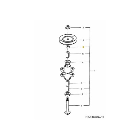 ABSTANDSHALTER: 0,750 x 1,150 748-0434 ORIGINAL MTD | Newgardenstore.eu