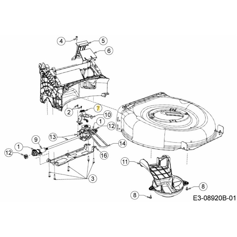 MOLLA DI ESTENSIONE 2,675" 732-05150A ORIGINALE MTD MOLLA DI ESTENSIONE 2,675" 732-05150A ORIGINALE MTD