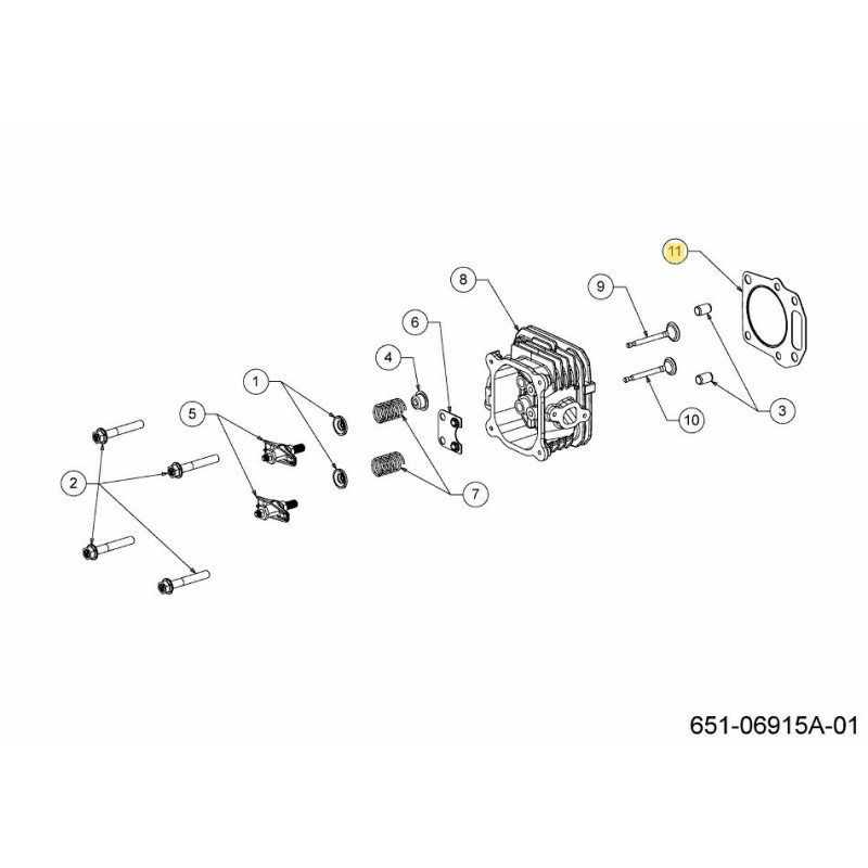 Zylinderkopfdichtung 751-18607A Original MTD