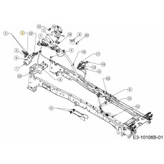 Rändelschraube M3-0,5 mm 720-05174 Original MTD