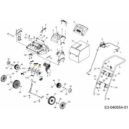 Vertikutiererklinge 742-05078 Original MTD | Newgardenstore.eu