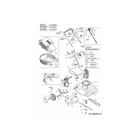 VITE HHCS 3/8-24 2.50 GR8 SPE 710-1257 ORIGINALE MTD | Newgardenstore.eu