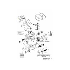 LEVIER DE VERROUILLAGE 731-10328 ORIGINAL MTD