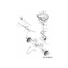 BULLONE ESAGONALE 1/4-20X3-1/4 G5 AF-46071 ORIGINALE MTD