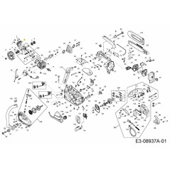 TAPA DE CARCASA 092.63.385 ORIGINAL MTD | Newgardenstore.eu