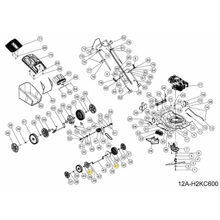 TAPA INTERIOR DE BUJE PARA RUEDA DE 8" 092.70.027 ORIGINAL MTD | Newgardenstore.eu