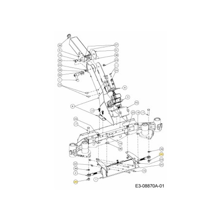 Sechskantmutter 1/2-20 GR8 712-05022 ORIGINAL MTD | Newgardenstore.eu