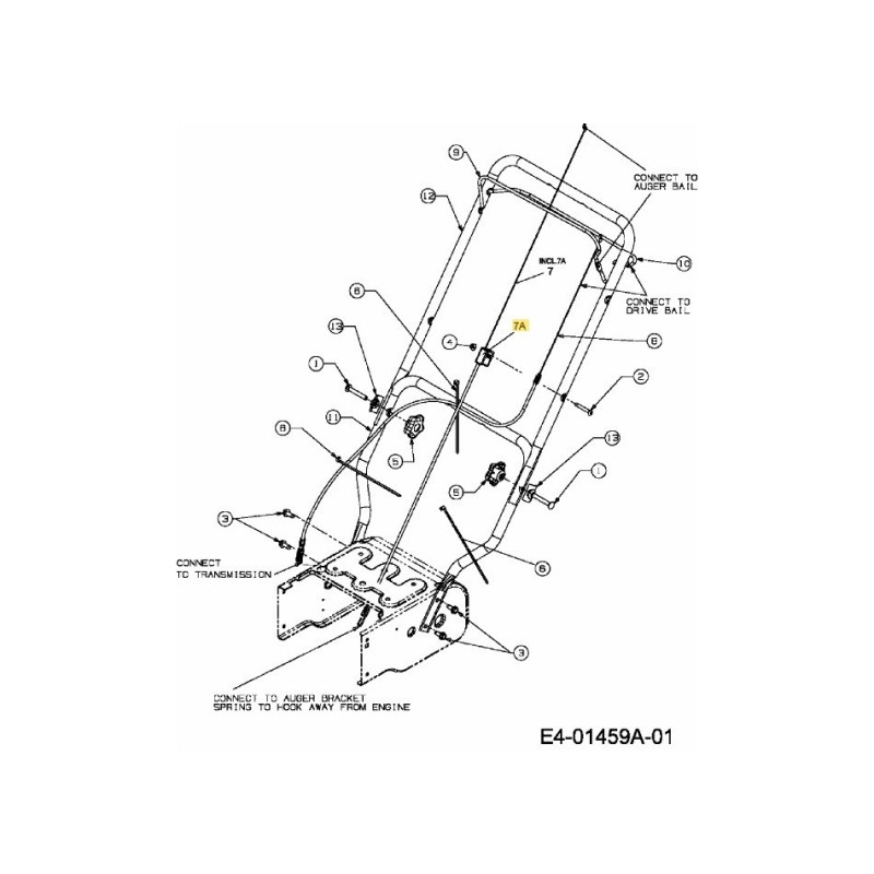 MORSETTO PER FILO 731-04216A ORIGINALE MTD