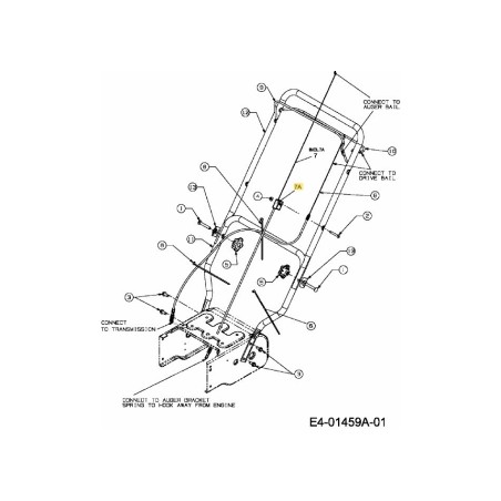 WIRE CLAMP 731-04216A ORIGINAL MTD | Newgardenstore.eu
