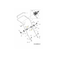 PULSANTE DI BLOCCO 720-04159A ORIGINALE MTD