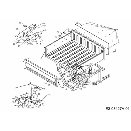 Sicherungsmutter 10-24 712-0102A ORIGINAL MTD | Newgardenstore.eu
