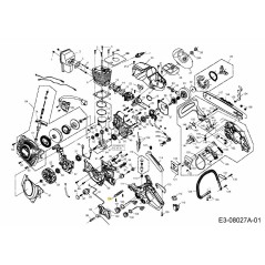 TENSIONE DEL FRENO A MOLLA 092.63.183 ORIGINALE MTD | Newgardenstore.eu