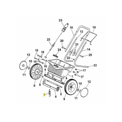 MOLLA DI TENSIONE 5450103 ORIGINALE MTD