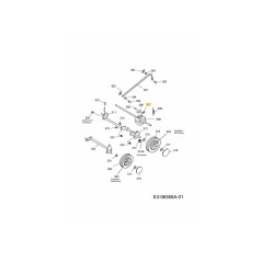 Zugfeder für Klauenkupplung 1082105 ORIGINAL MTD | Newgardenstore.eu