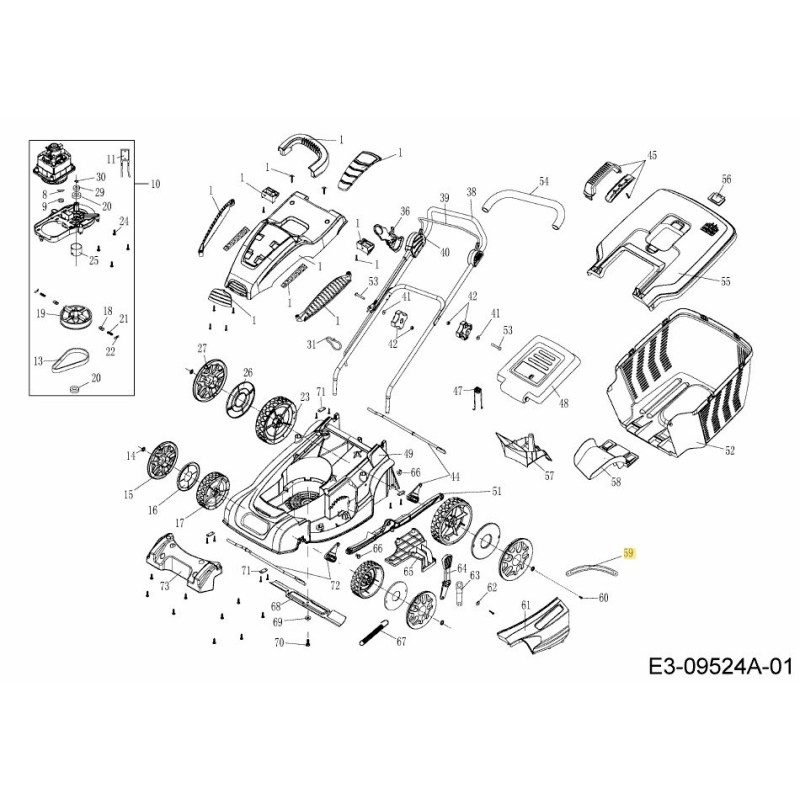 SUPPORTO METALLICO 092.64.503 ORIGINALE MTD