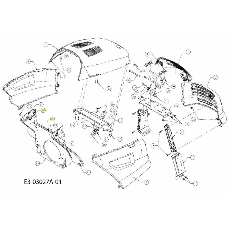 RESSORT DE BOUTON 732-0937 ORIGINAL MTD
