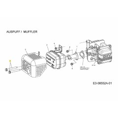 Befestigungsschraube 738-04473 Original MTD | Newgardenstore.eu