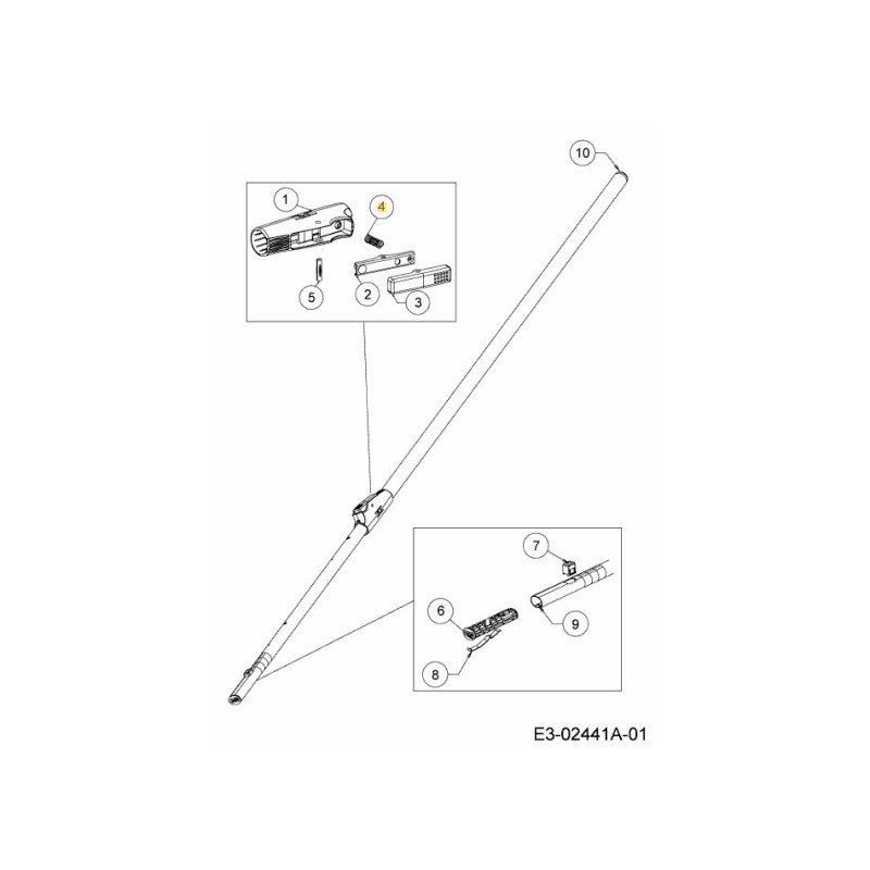 Druckfeder 3943110 Original MTD