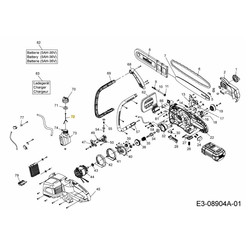Jauge d'huile 731-10918 originale MTD