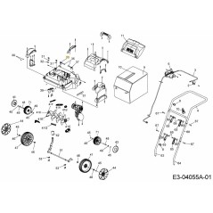Torsionsfeder rechts 732-05175 Original MTD | Newgardenstore.eu