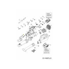 Federrohr 732-05537 Original MTD