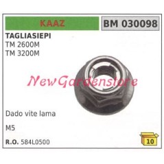 Nut KAAZ blade screw TM 2600M 030098 | Newgardenstore.eu