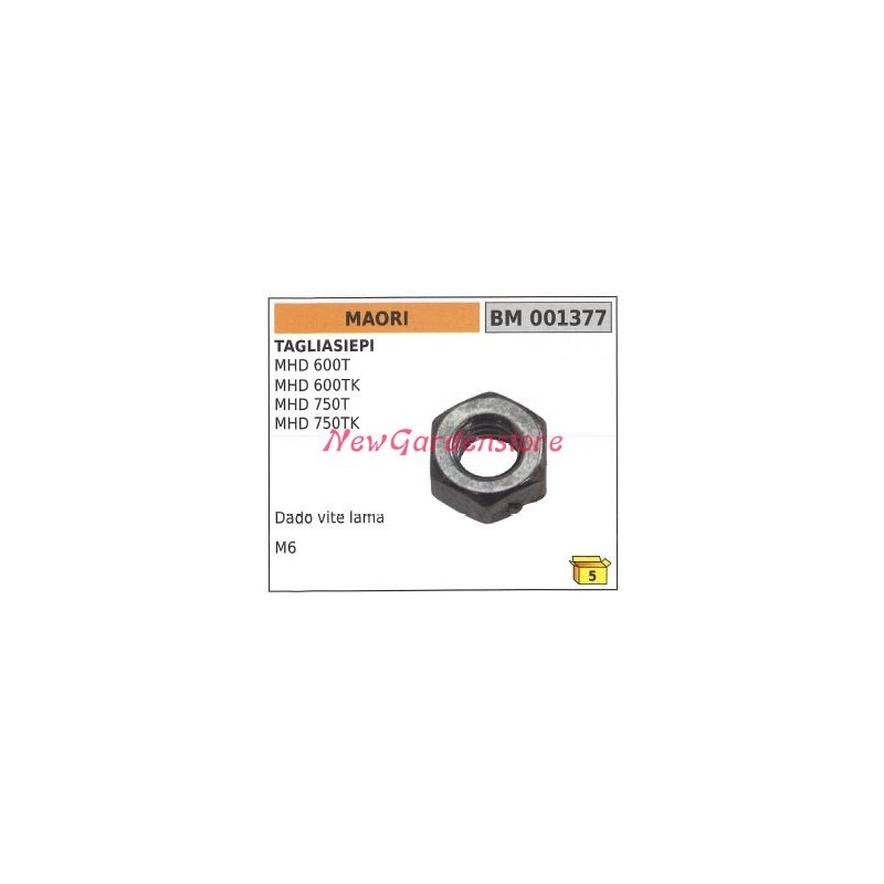 Mutter MAORI Messerschraube MHD 600T Heckenschere 001377