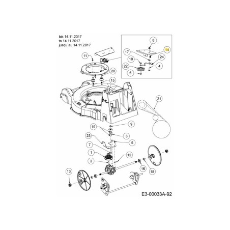 SPRING:LEVER:MYSPEED 732-05623 ORIGINAL MTD | Newgardenstore.eu