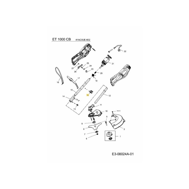 MORSETTO 092.61.203 ORIGINALE MTD MORSETTO 092.61.203 ORIGINALE MTD
