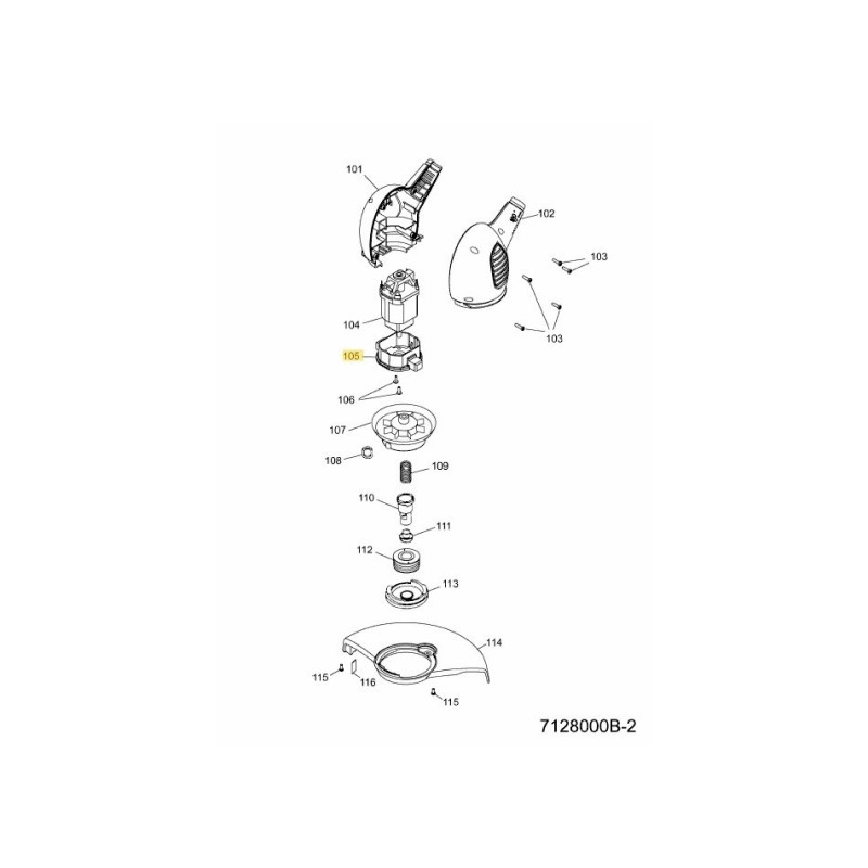 Motor support 7127350 ORIGINAL MTD