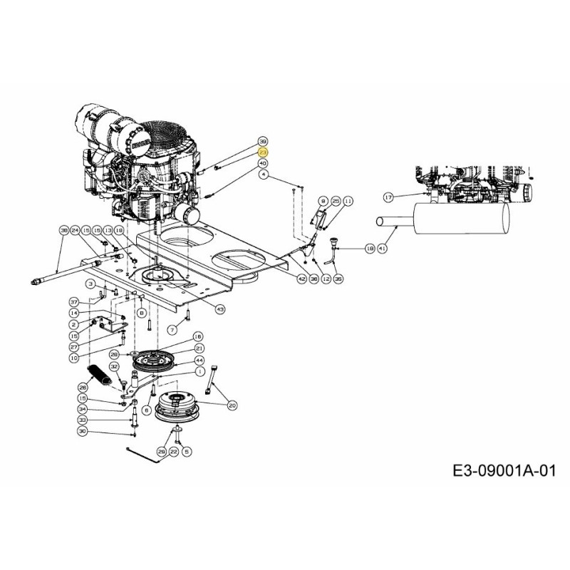 ABRAZADERA 726-04123A ORIGINAL MTD