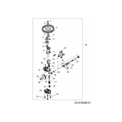 TENSION SPRING 732-0849A ORIGINAL MTD | Newgardenstore.eu