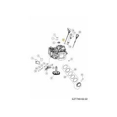 Joint torique KH-004969 d'origine MTD