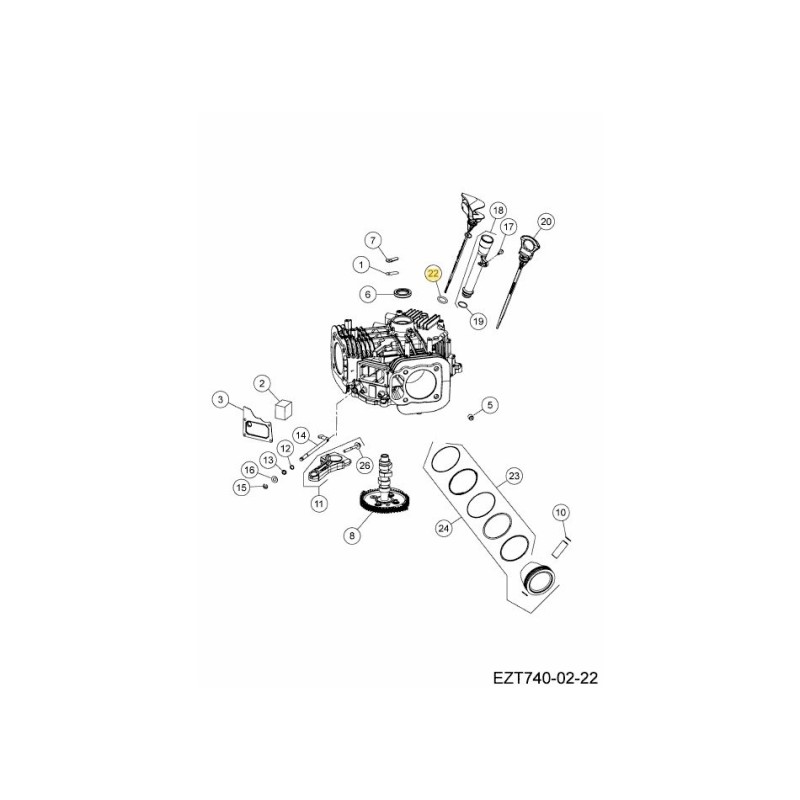 O-RING KH-004969 ORIGINAL MTD O-RING KH-004969 ORIGINAL MTD