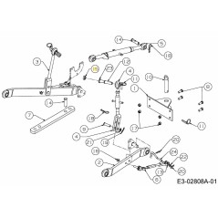 MARMELLATA DADO-ESAGONALE 712-0301 ORIGINALE MTD