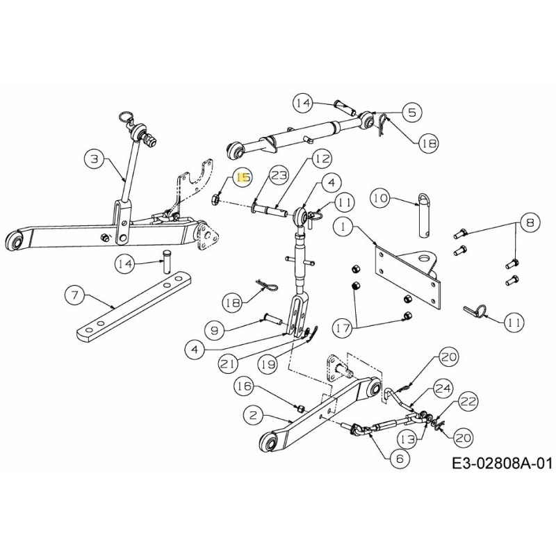 NUT-HEX JAM 712-0301 ORIGINAL MTD