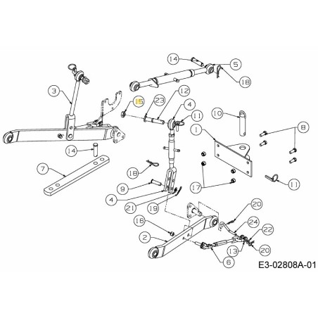 Sechskantmutter-Sicherung 712-0301 Original MTD | Newgardenstore.eu
