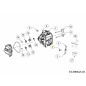 FORCELLA PER CAPELLI 715-05035 ORIGINALE MTD