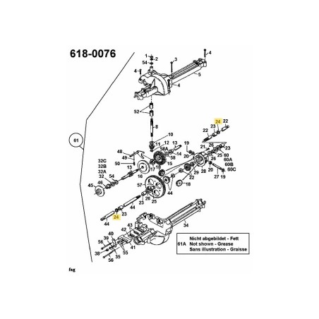 Öldichtung 3/4 ID 721-0179 ORIGINAL MTD | Newgardenstore.eu