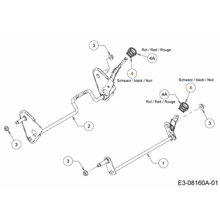 AGARRE PLANO 720-04130 ORIGINAL MTD | Newgardenstore.eu