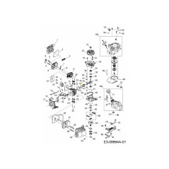 SET ANELLI PISTONE 092.63.815 ORIGINALE MTD | Newgardenstore.eu